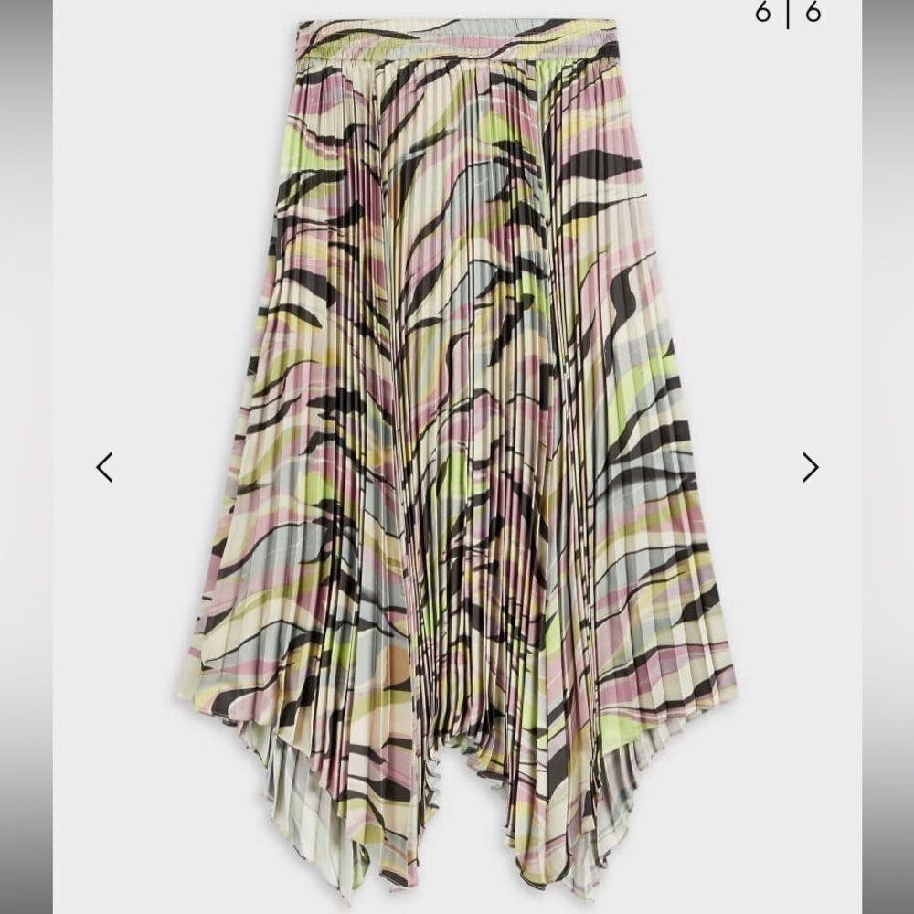 Ted Baker NWT Abstract Midi Skirt extra large 14 16 - Picture 9 of 9